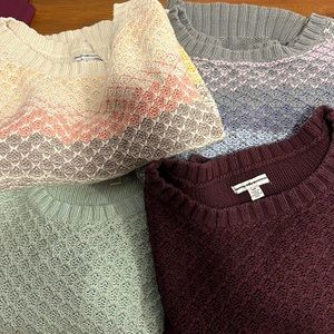 COPY - American Eagles Cozy Sweaters cream